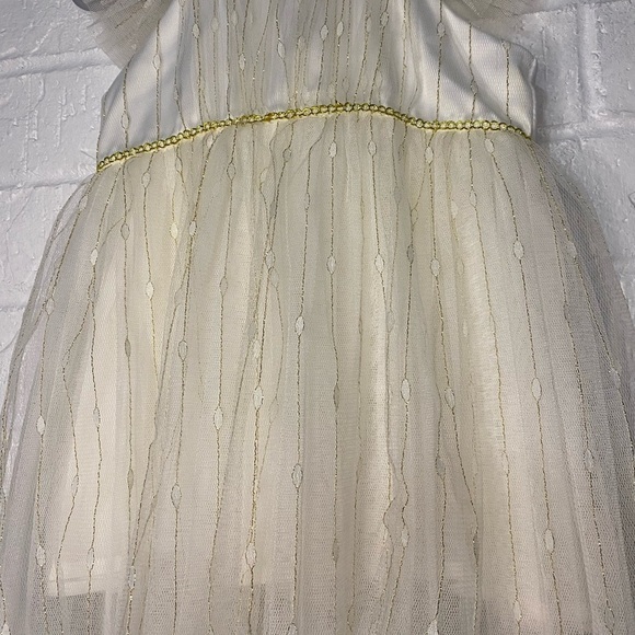 Popatu Baby Flutter Sleeve Tulle Party Dress - Picture 3 of 6